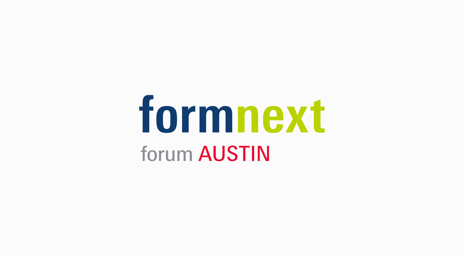 Formnext Forum Austin logo, featuring the event for additive manufacturing innovations in Austin